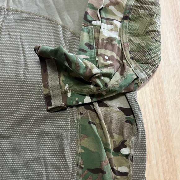 Large Army Combat Shirt Zipper Flame Resistant OCP Uniform ACS USG Camo FR Long - Picture 8 of 11